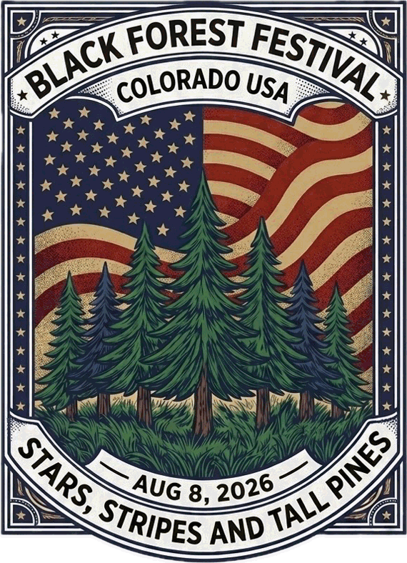 Black Forest Festival 2026 Theme - Stars, Stripes & Tall Pines
