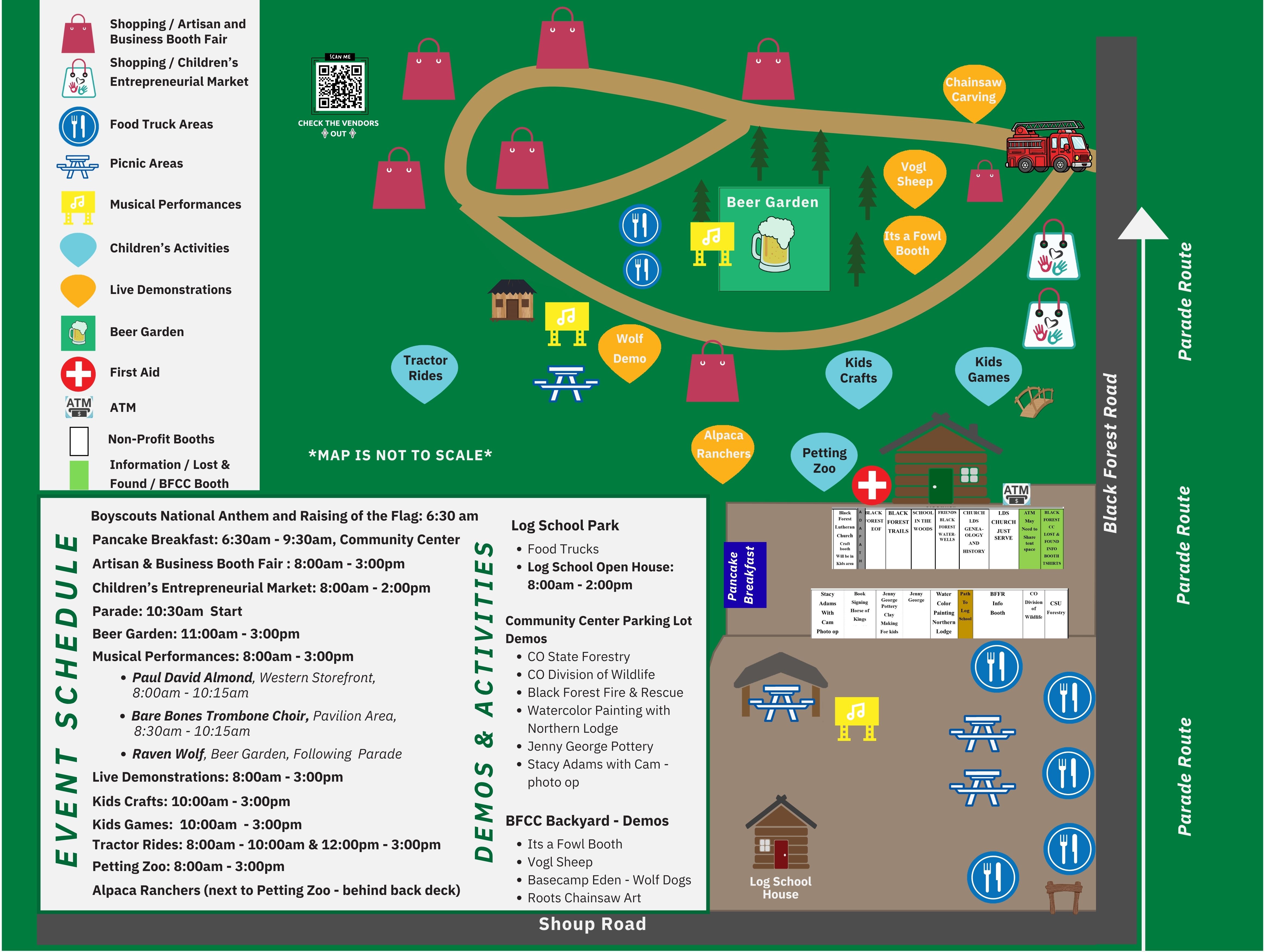 2026 Black Forest Festival map